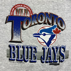 Vintage 1992 Toronto Blue Jays Sweatshirt Mens XL Gray USA Thrashed MLB Baseball