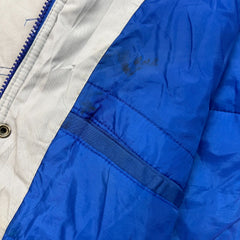 Vintage 90s Logo 7 Seattle Seahawks Jacket Mens Large Blue NFL Football Bomber