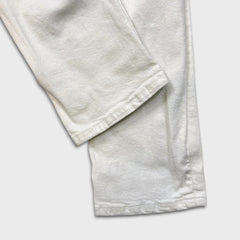 Levi's 511 Jeans Mens 34x32 White Slim Fit Straight Leg Stretch Mid Rise Denim Pants