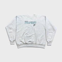 Vintage 90s Miami Dolphins Sweatshirt Mens XL Gray NFL Football Pullover Crewneck