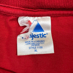 Vintage Y2K Majestic St Louis Cardinals T Shirt Mens XL Red MLB Baseball Tee