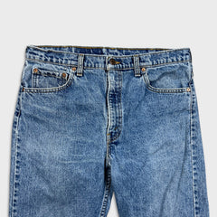 Vintage 90s Levi's 505 Jean Mens 34x28 Blue Original Fit Straight Leg Light Wash Pants