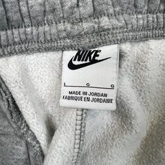 Nike Sportswear Sweatpants Mens Large Gray Swoosh Taper Leg Jogger