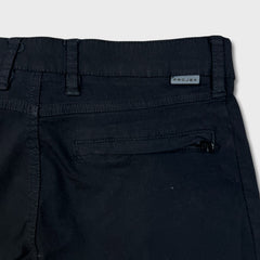 Projek Raw Pants Mens 32x28 Black Slim Taper Leg Stretch Casual Trousers