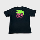 Nike Sportswear T Shirt Mens Medium Black Miami City ELV Neon Short Sleeve Tee