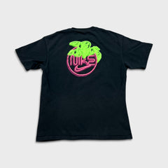 Nike Sportswear T Shirt Mens Medium Black Miami City ELV Neon Short Sleeve Tee