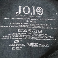 JoJo's Bizarre Adventure Golden Wind Eye Panels T Shirt Mens XL Black Anime Tee
