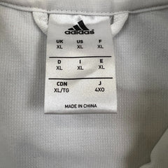 2013 Adidas Germany National Soccer Track Jacket Mens XL White Deutscher