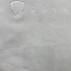 Vintage Y2K Nike Golf Sweatshirt Mens Large White Sportswear Swoosh Pullover Crewneck