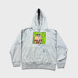 SS22 October's Very Own x Keith Haring Night Owl Hoodie Mens Medium Gray OVO Pullover