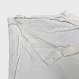 Vintage 90s Ocean Pacific Sleeveless T Shirt Mens Large White Thrashed Beach Surfing