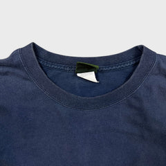 Vintage 90s Timberland T Shirt Mens Medium Blue Original USA Faded Graphic Tee