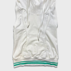 Lululemon Sleeveless Hoodie Womens Size 4 White Athletic Racerback Strap