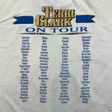 Vintage 90s Terri Clark On Tour T Shirt Mens XL White Country Graphic Band Tee