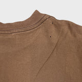 Vintage 90s Mossimo T Shirt Mens Medium Brown Faded Single Stitch Distressed Tee