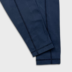 Lululemon Practice Daily Pants Womens Size 8 Blue Mid Rise Yoga Leggings Tights