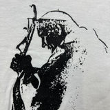 Vintage 90s Pope John Paul II T Shirt Mens Small White Screen Stars Catholic Tee