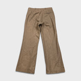 Vintage 90s Levi’s Strauss Dress Pants Mens 32x32 Brown Pleated Wool Blend Trouser