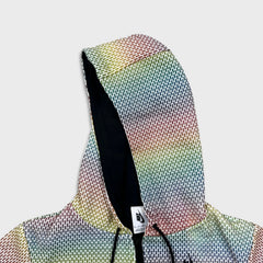 NikeLab Essentials Aurora Reflective Hoodie Womens XS Multicolor Full Zip