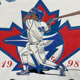 Vintage 1998 Toronto Blue Jays T Shirt Mens Medium White Spring Training Tee