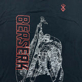 Berserk T Shirt Mens XL Black Guts Anime Crunchyroll Short Sleeve Graphic Tee