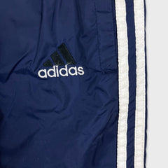 Vintage 90s Adidas Track Pants Mens Large Blue 3 Stripes Athletic Jogger
