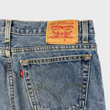 Vintage Y2K Levi's 516 Jeans Mens 34x30 Blue Slim Fit Straight Leg Light Wash Denim Pants