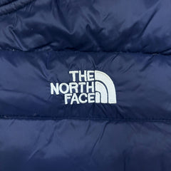 The North Face Jacket Mens Medium Blue Puffer Down 700 Full Zip Outdoor Coat