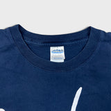 Vintage Y2K Canada Vancouver Tee Mens Large Blue Double Sided Graphic Short Sleeve