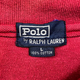 Vintage 90s Polo Ralph Lauren Shirt Mens Large Red Pony Sun Faded Short Sleeve