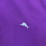 Tommy Bahama Polo Shirt Mens XL Purple Island Zone Trim Fit Short Sleeve Tee