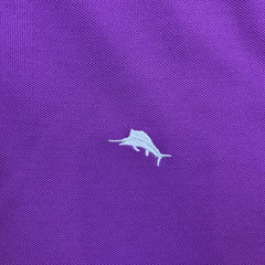 Tommy Bahama Polo Shirt Mens XL Purple Island Zone Trim Fit Short Sleeve Tee
