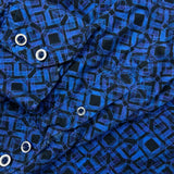 Robert Graham Shirt Mens Large Blue Geometric Classic Long Sleeve Button Up