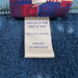 Vintage 90s Seal Fleece Mens Small Blue Full Zip AOP Animal Outdoor Jacket