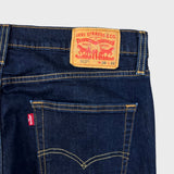 Levi's 512 Jeans Mens 36x30 Blue Slim Taper Leg Dark Wash Mid Rise Stretch Denim Pants