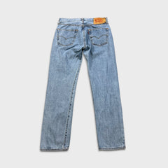Levi's 501 Jeans Mens 30x30 Blue Original Fit Straight Leg Light Wash Denim Pants