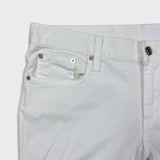 Vintage Polo Ralph Lauren Jeans Mens 36x32 White 625 Wide Flare Leg USA Denim Pants