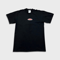 Vintage Y2K ATI Radeon Graphics T Shirt Mens Medium Black Promo Distressed Tee