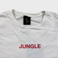 2015 October's Very Own Drake Jungle Tour T Shirt Mens Large White OVO Tee