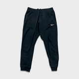 Nike Sportswear Sweatpants Mens Medium Black Swoosh Taper Leg Jogger