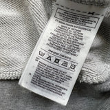 Adidas Hoodie Mens Large Gray Essentials Spell Out Full Zip Hooded Sweater