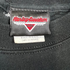 Vintage 90s Harley Davidson Cafe T Shirt Mens Medium Black Las Vegas Lightning USA Tee
