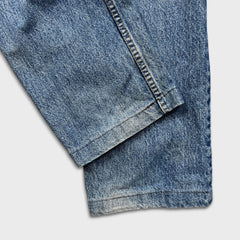 Vintage 90s Levi's 505 Jean Mens 34x28 Blue Original Fit Straight Leg Light Wash Pants