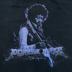 Vintage 2005 Jimi Hendrix Purple Haze T Shirt Mens XL Black Faded Rock Band Tee