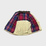 Vintage 90s Nautica Jacket Mens Large Beige Full Zip Outdoor Bomber Coat