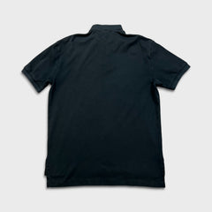 Vintage 90s Polo Ralph Lauren Shirt Mens Medium Black Preppy Pony Casual Short Sleeve