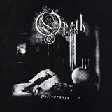 Vintage 2002 Opeth Deliverance T Shirt Men XL Black Double Sided Metal Tour Band Tee