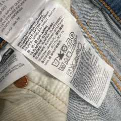 Levi's 511 Jeans Mens 33x32 Blue Slim Fit Mid Rise Light Wash Stretch Denim Pants