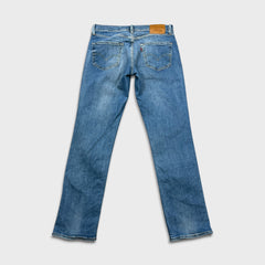 Levi's 511 Jeans Mens 33x32 Blue Slim Fit Mid Rise Light Wash Stretch Denim Pants