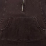 Lululemon Scuba Oversized Funnel Neck 1/2 Zip Womens Medium Brown Sweatshirt